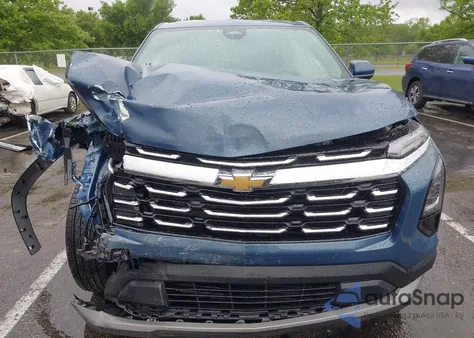 2025 Chevrolet Equinox Fwd Lt из США, поврежденный, VIN 3GNAXHEG7SL207177